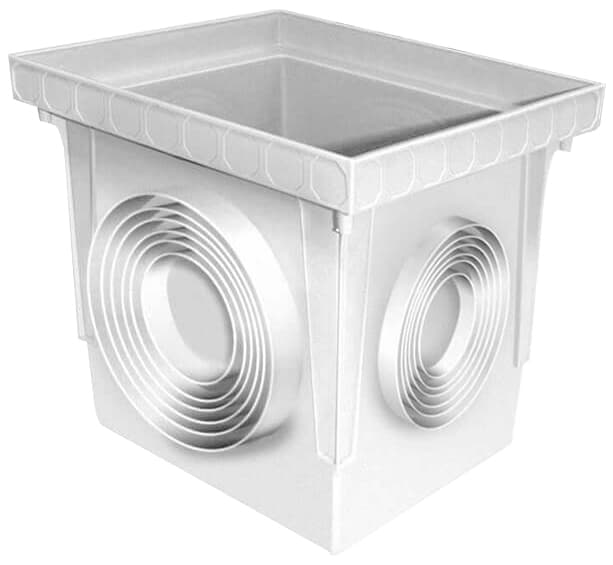 Pozzetto Singolo in Plastica senza Coperchio Cm 20 x 20X19 6 H - 2