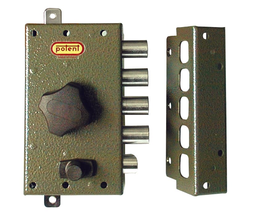 Serratura Legno Appl. Cil Pompa Art. 1730 E. Mm 45 Dx Potent - 2