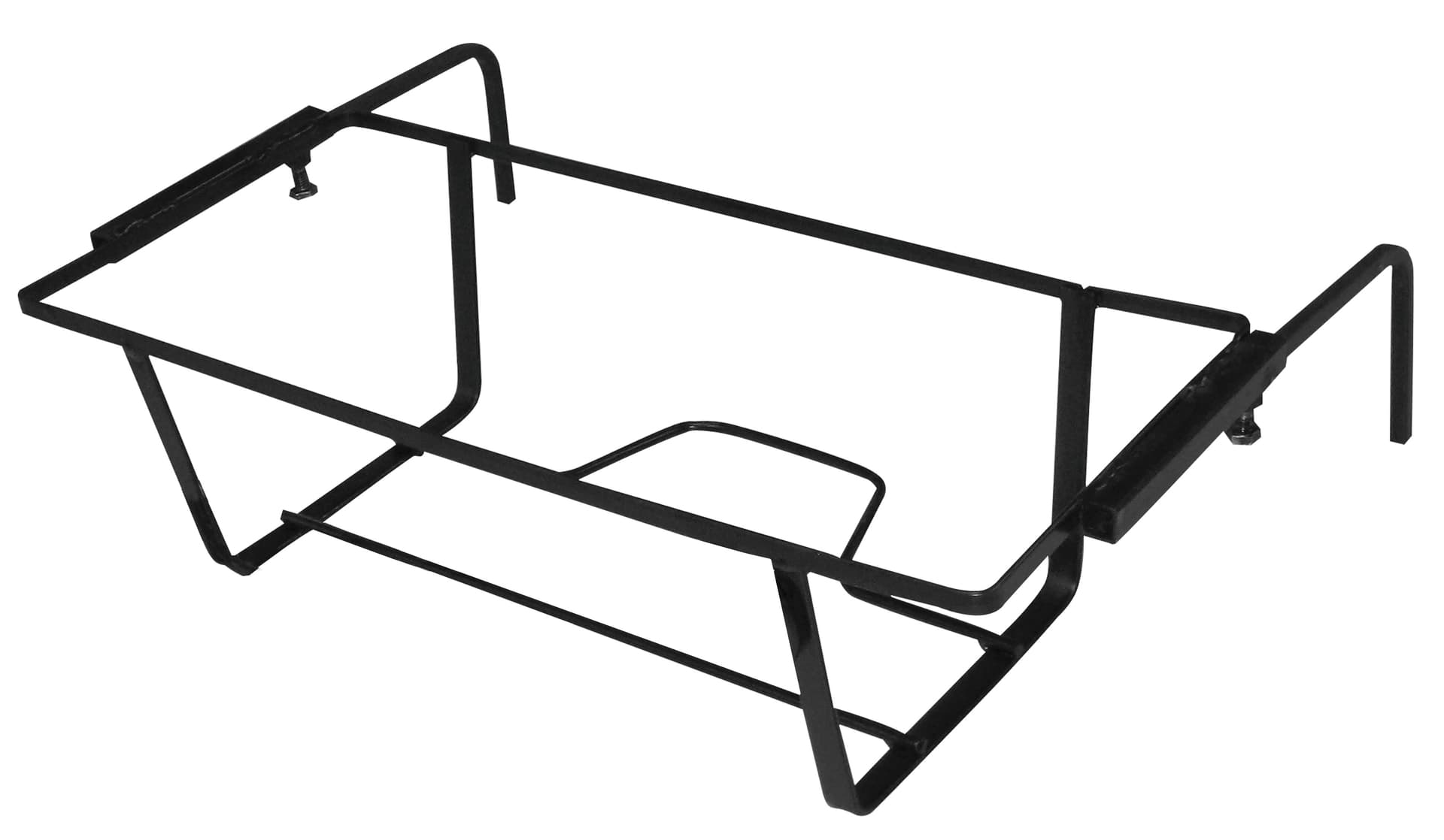 Portavaso da Balcone Regolabile Nero Cm 60 5 Pezzi - 2