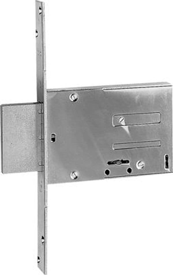 Serratura Metallo Infilare 661 Iseo B.q Zinc F.mm 25 Dm M4 H.mm 82 E.mm 70 – Iseo Serrature