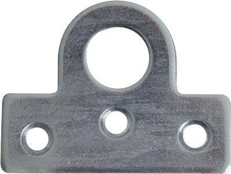 Occhiolo Portalucchetto Zincato S. Foro 47 x 35,5 mm 1,8 mm 12 mm 100 Pezzi - 2