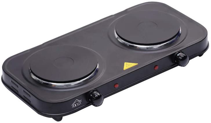 Piastra Elettrica 2 Fuochi 2 000 W - 2