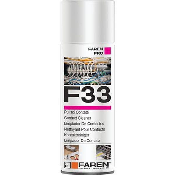 Disossidante Contatti Elettrici Spray F33 Faren 400 ml 12 Pezzi - 2