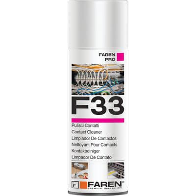 Disossidante Contatti Elettrici Spray F33 Faren 400 ml 12 Pezzi - 2