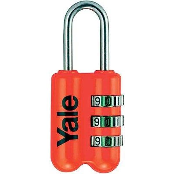 Lucchetto a Combinazione YP2 Yale Cromato 23 mm 2 Pezzi - 2