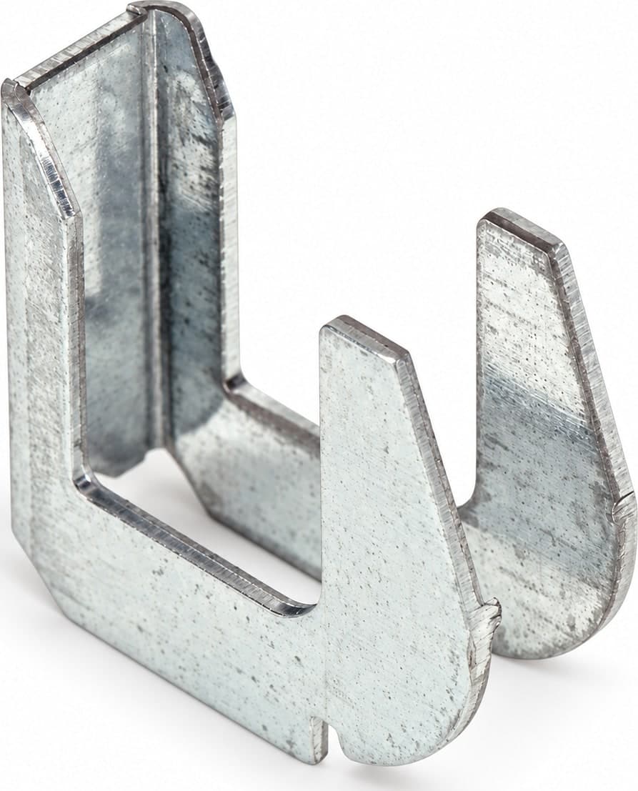 Gancio Zincato Unificato Per Montanti Scaffali Confezione 50 Pezzi – Prometal