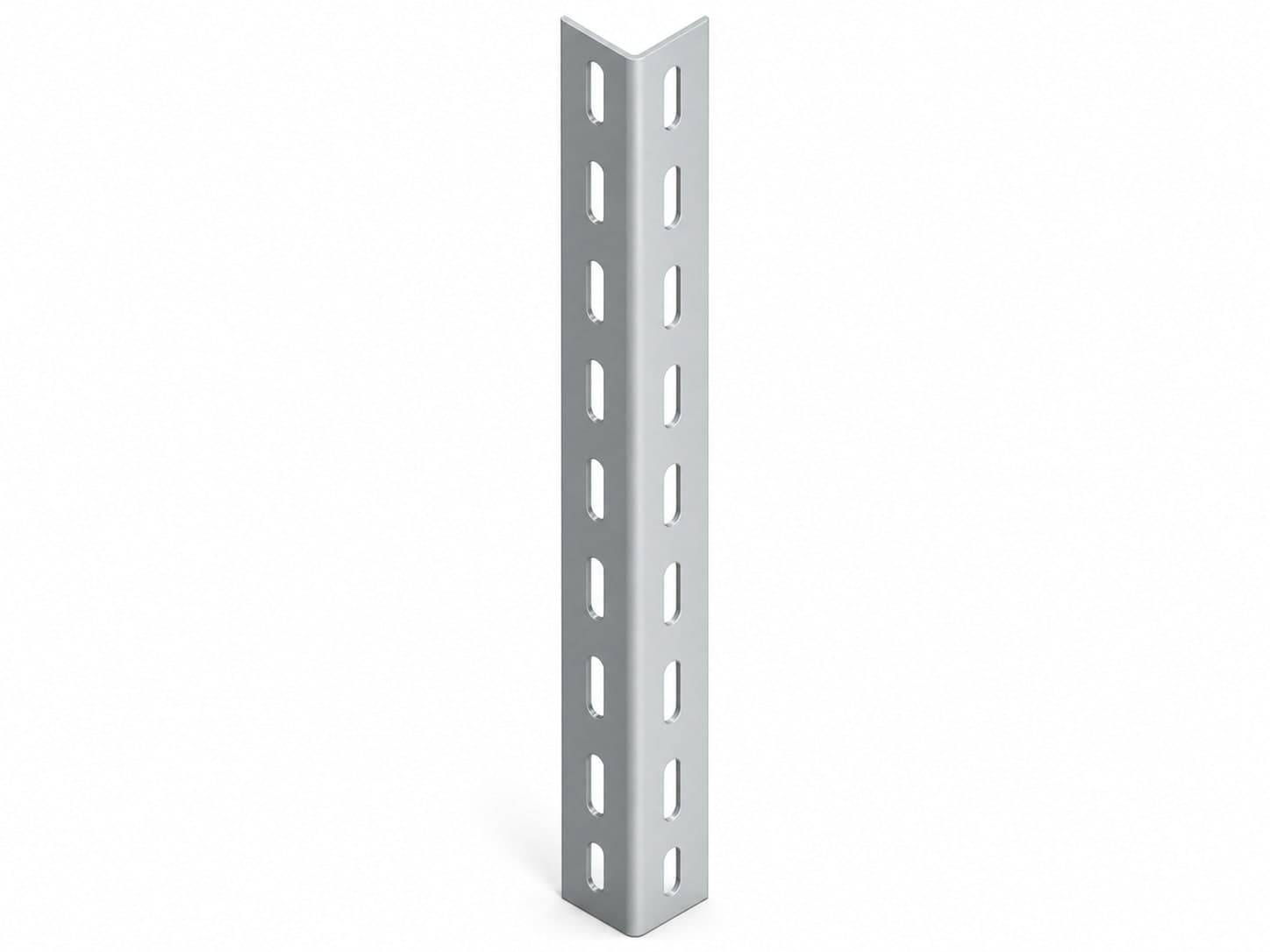 Montante Angolare Pesante Scaffale 250 cm Bullone Grigio 35x35 mm – Prometal