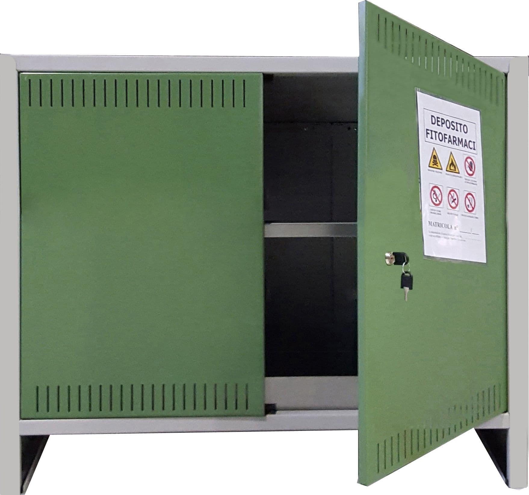 Armadio per Fitofarmaci Cm 100 x 40X80 H Componibile Prometal - 2