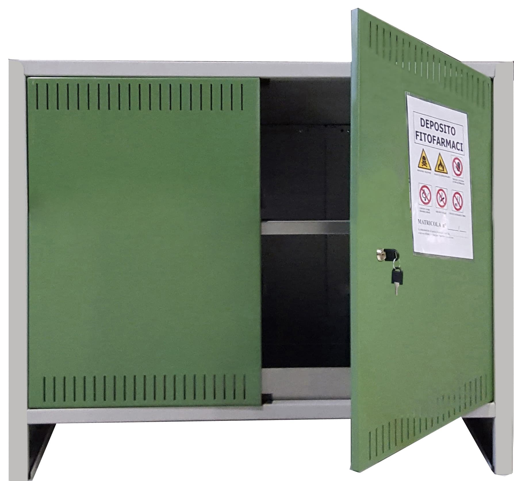 Armadio per Fitofarmaci Cm 100 x 40X80 H Componibile Prometal - 2