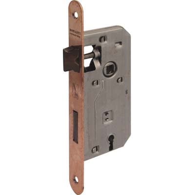Serratura Patent B.tondo Bronzato 042T Bonaiti I.mm 70 F.mm 22 E.mm 50 - 2