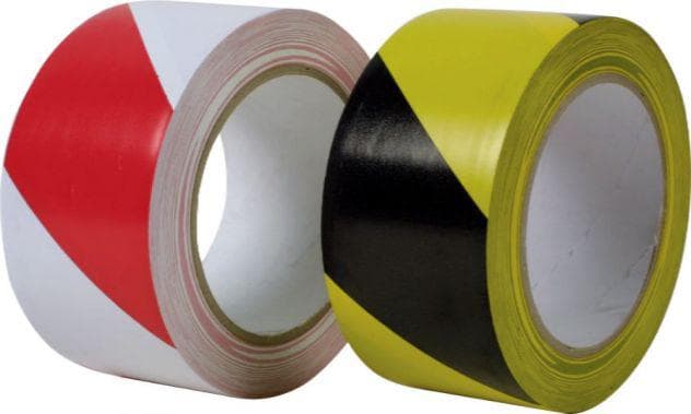 Nastro Adesivo Segnaletico Colore Giallo Nero Mm 50 x 66 M Eurocel - 2