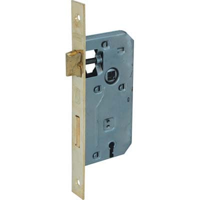 Serratura Patent B.quadro Ottonato 042P Bonaiti I.mm 70 F.mm 22 E.mm 60 - 2