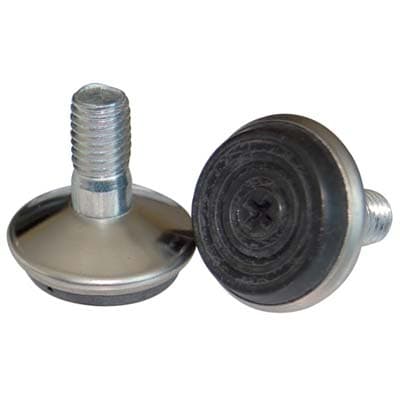 Piedino Regolabile per Mobili Ø 32 mm 8 x 12 mm H 31 mm 25 Pezzi - 2