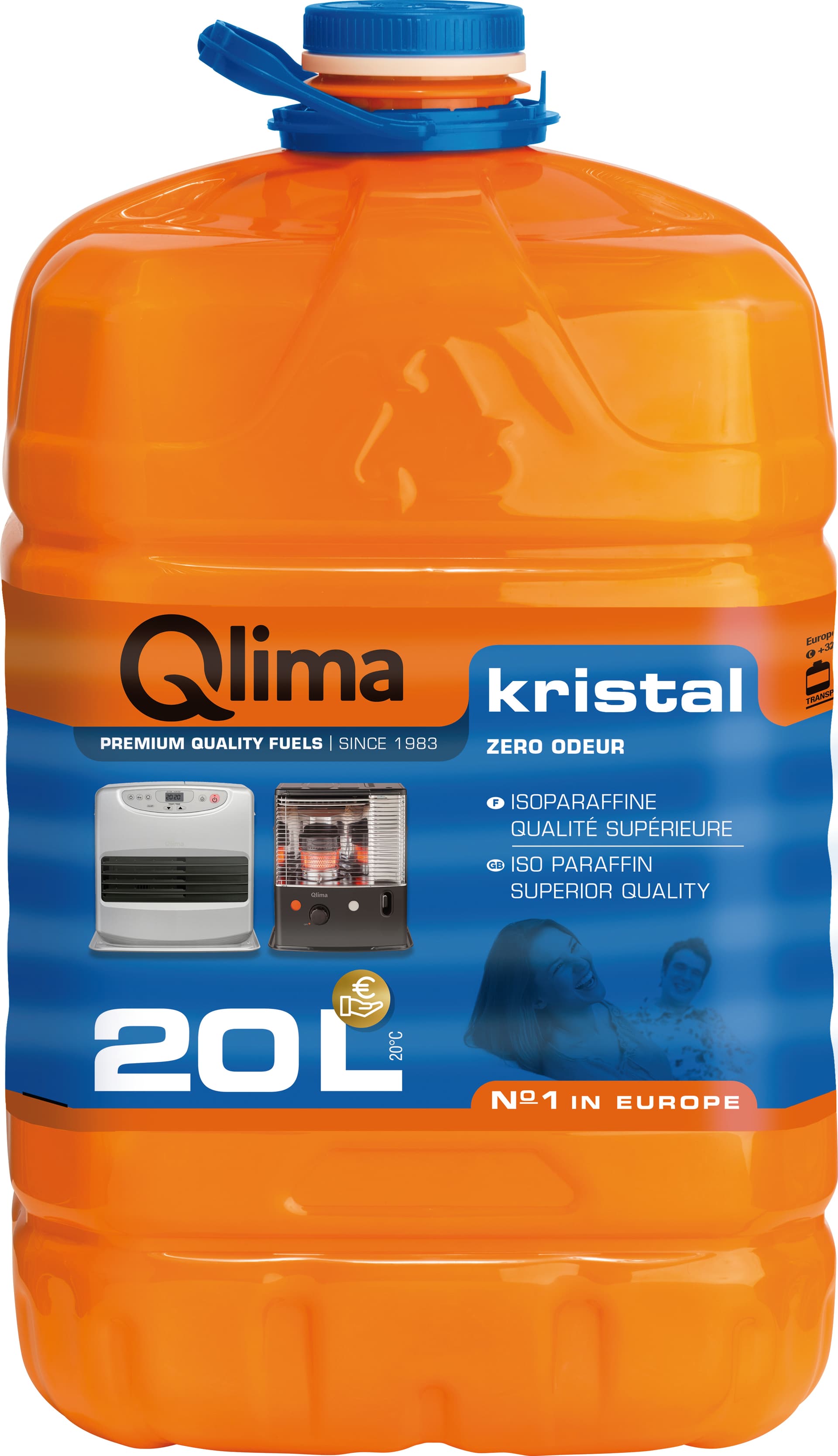 Qlima Combustibile per Stufe Kristal L 20 - 2