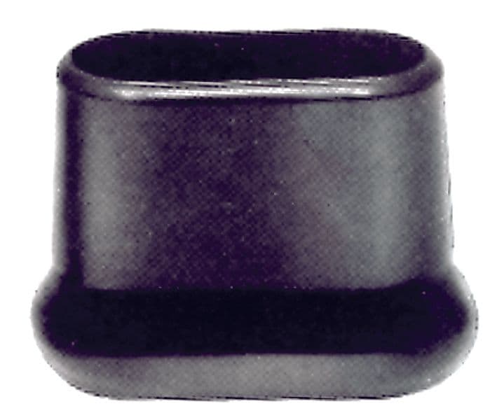 Puntale a Pera Ovale Colore Nero Mm 40 x 20 25 Pezzi - 2