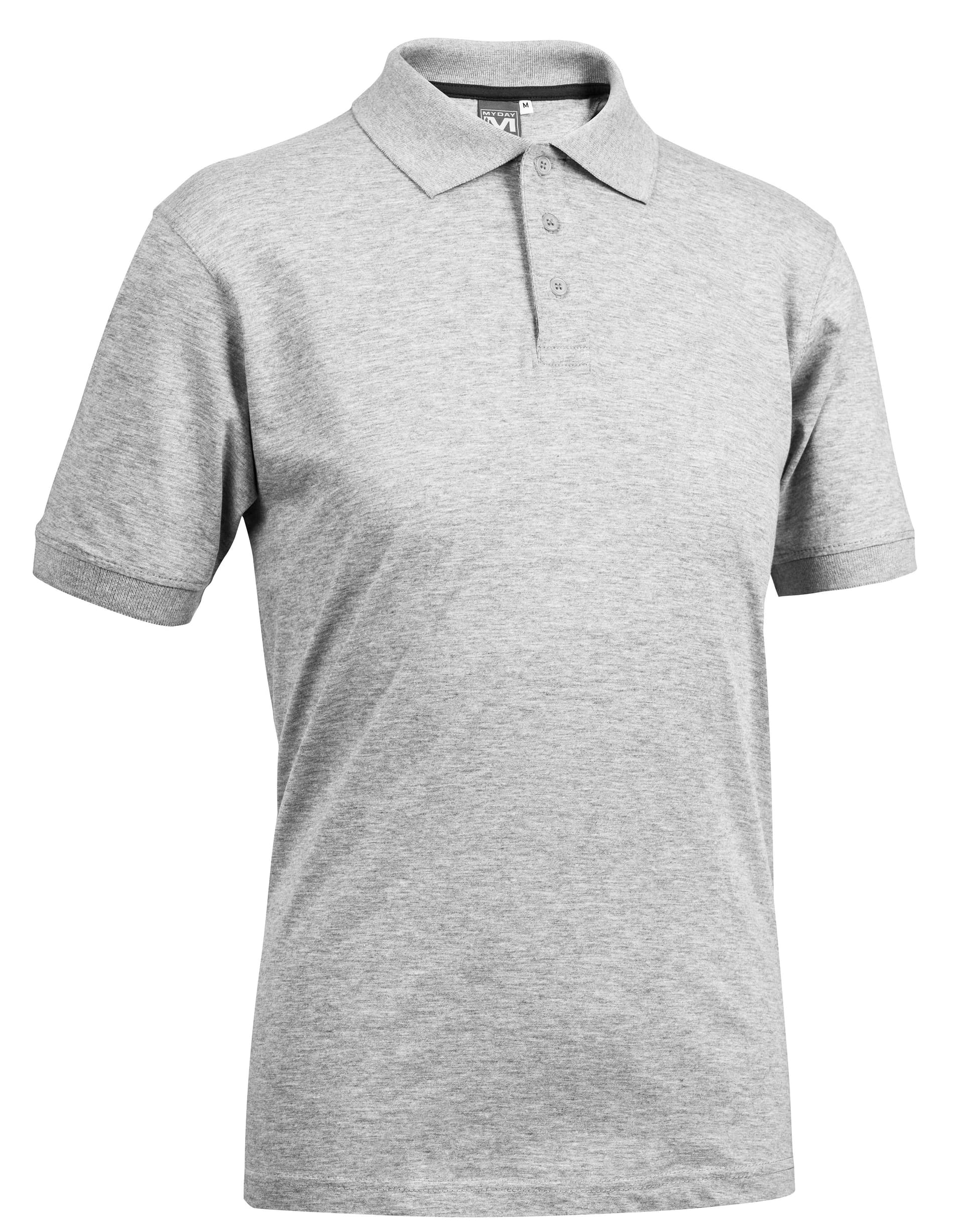 Polo Fox Jersey Colore Grigio Melange Scuro Misura M - 2