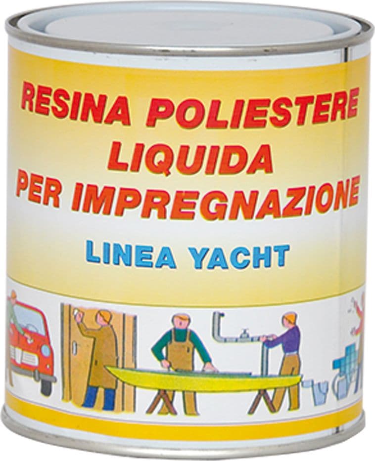 Resina Poliestere Trasparente Sprintchimica 750 Gr - 2
