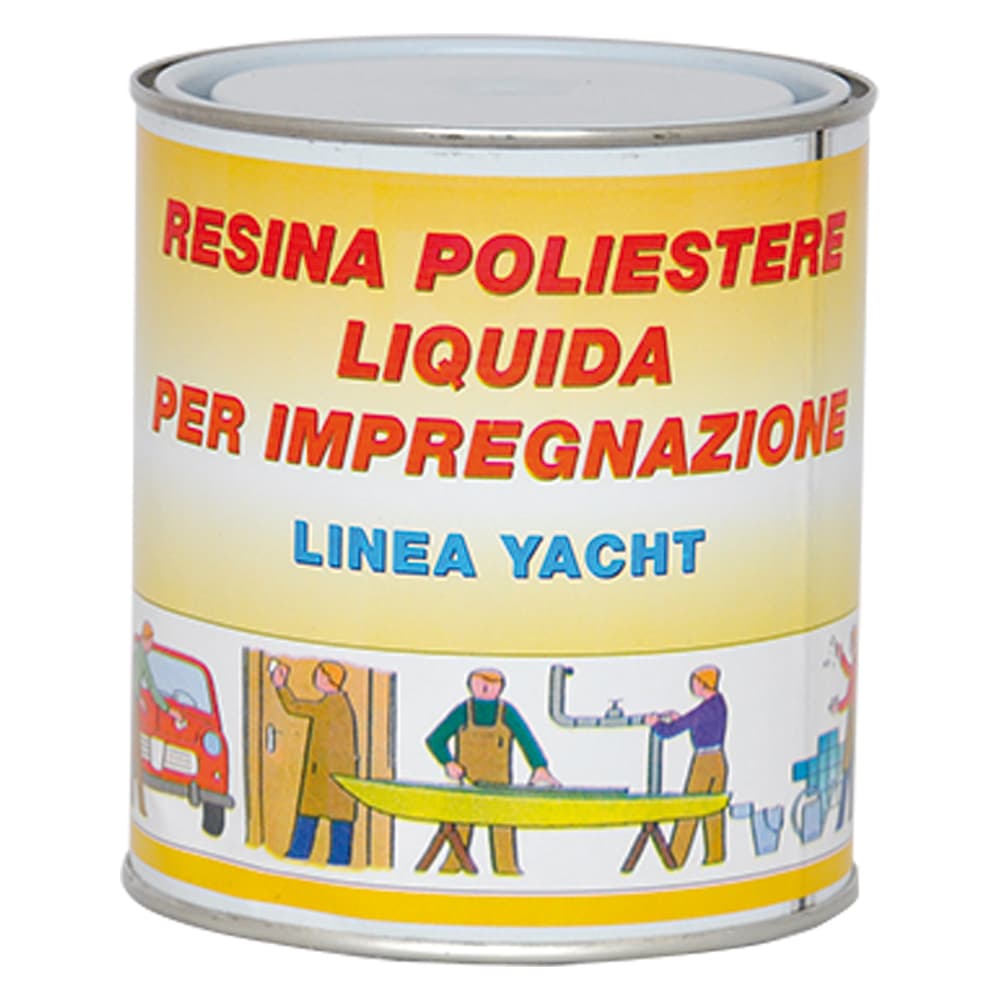 Resina Poliestere Trasparente Sprintchimica 750 gr - 2