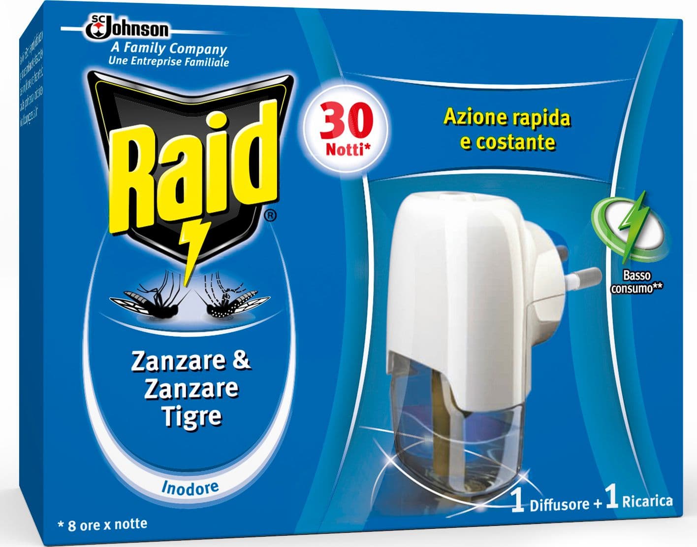Ricarica Liquida 30 Notti 24 Pezzi Raid - 2
