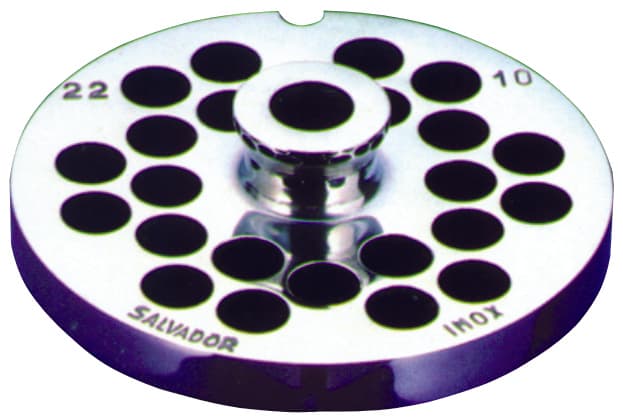 Trafila per Tritacarne Inox N°22 ( Ee ? 14 10 Fori) - 2