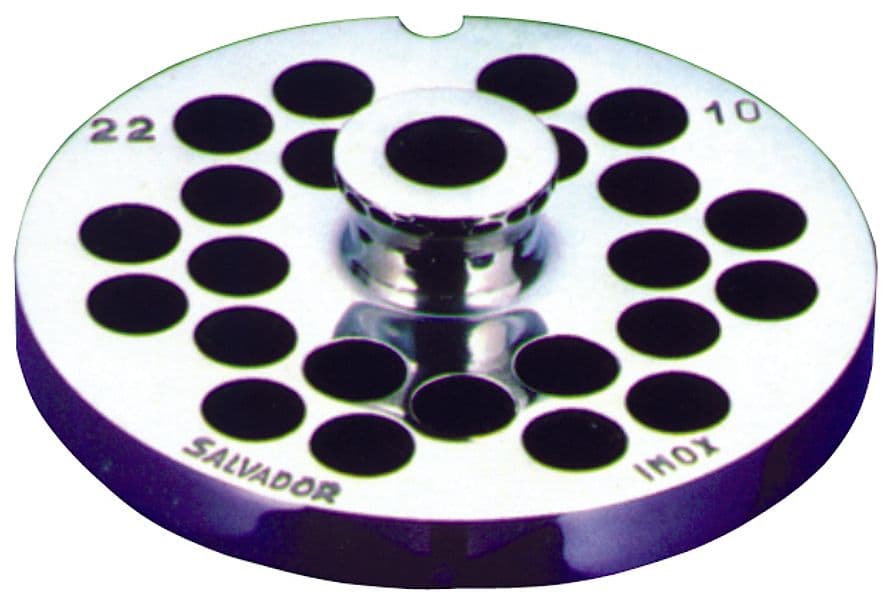Trafila per Tritacarne Inox N°12 ( Ø 16 6 Fori) - 2