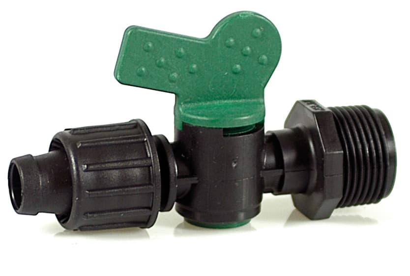Raccordo per Tubo Tape Valvola Filetto Maschio Mm 16X¾ 50 Pezzi - 2