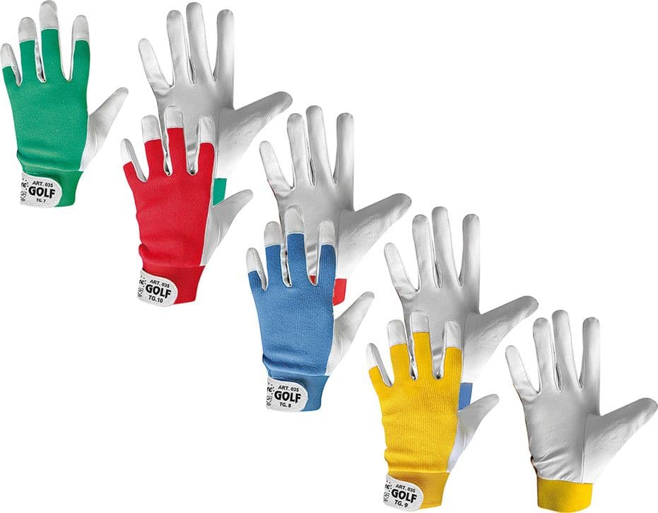 Guanti Fiore Maialino Tg. 10 col Neri Ball Rosso 12 Coppia
