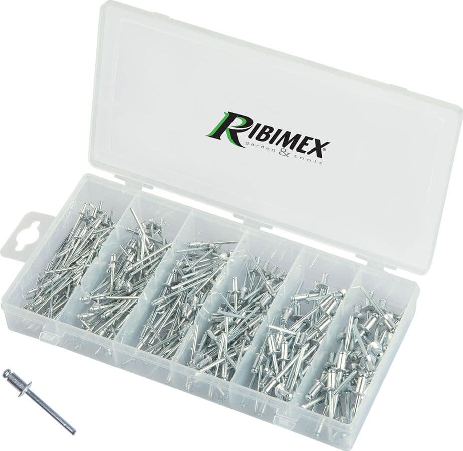 Assortimento Rivetti Ribimex in Alluminio Totale 320 Pezzi - 2