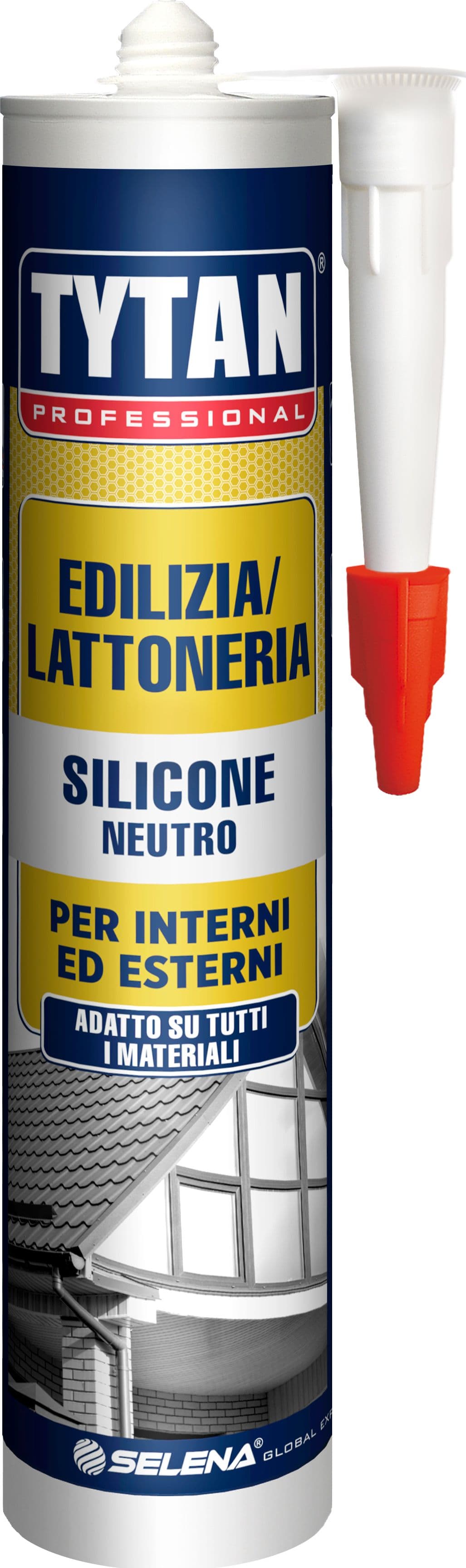 Silicone Edilizia Neutro x Serramenti Ml. 300 Testa di Moro 24 Pezzi Tytan - 2