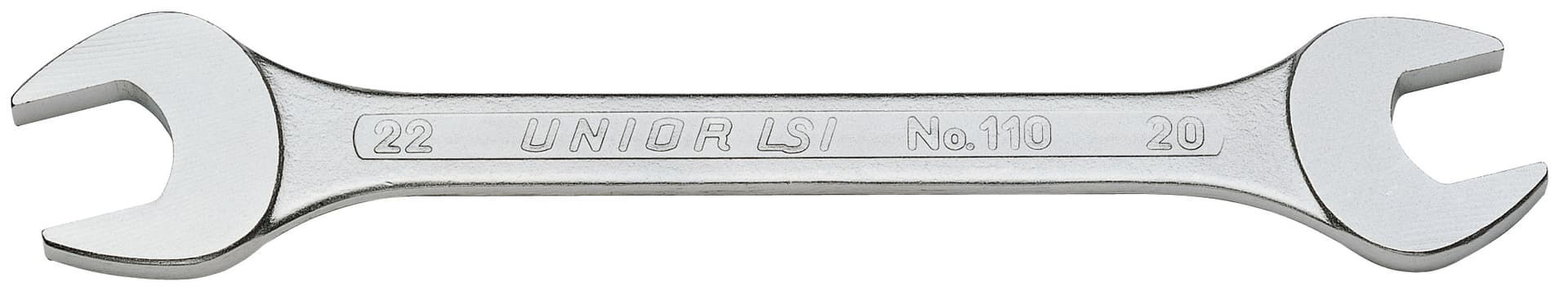 Chiave a Forchetta Doppia Art. 110 mm 21 x 23 4 Pezzi Unior - 2