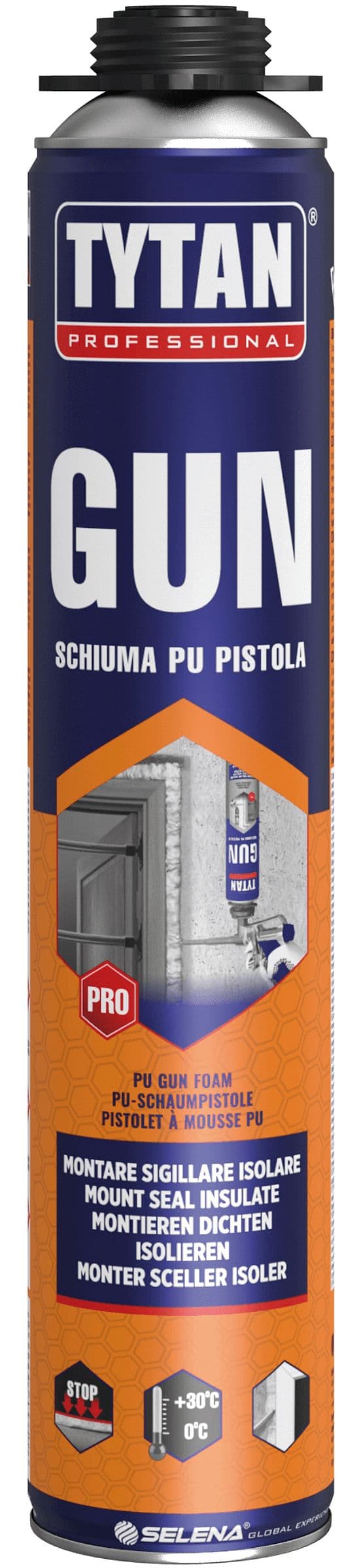 Schiuma Poliuretanica Premium per Pistola Ml. 750 12 Pezzi Tytan - 2