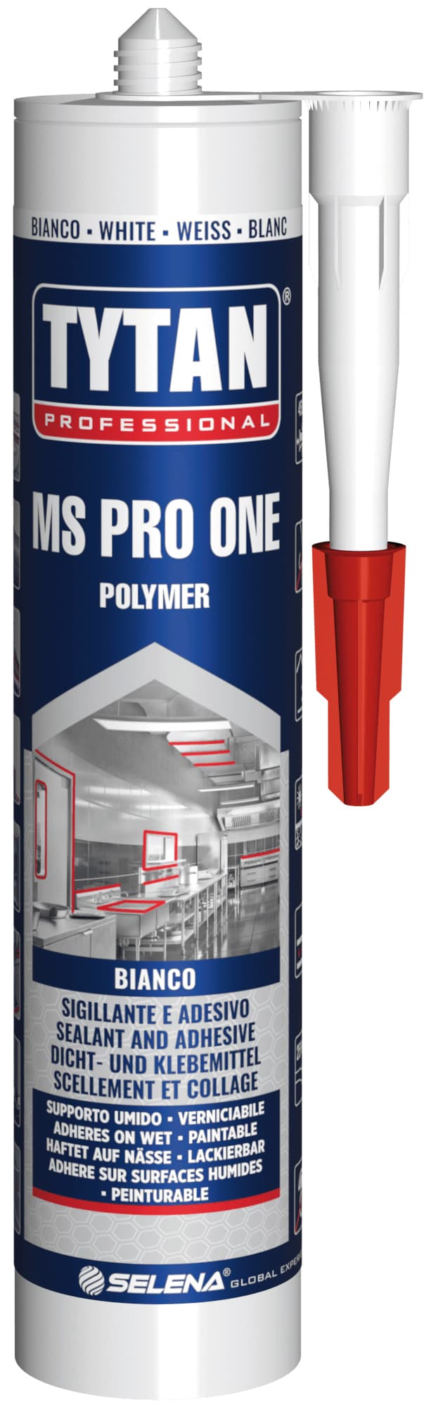 Sigillante e Adesivo Ms Pro One Ml. 300 Nero Tytan - 2