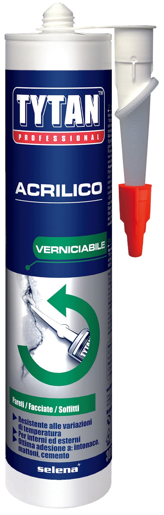 Silicone Acrilico Ml. 300 Bianco 24 Pezzi Tytan - 2