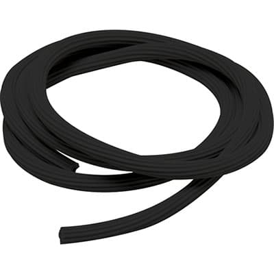 Tondino Fissa Zanzariera Linea C Sangiorgio Gomma Nero 75 m - 2