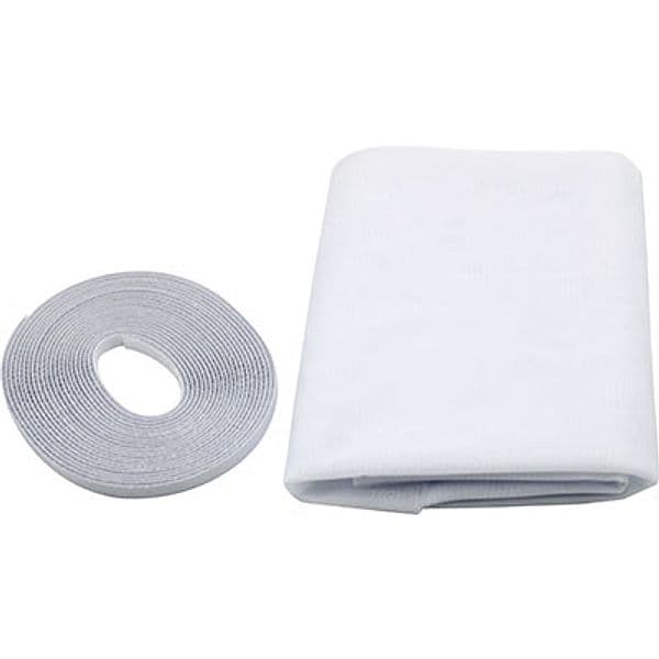 Zanzariera Finestra a Strappo Effe Poliestere Bianco 130 cm 150 cm 5 Pezzi - 2