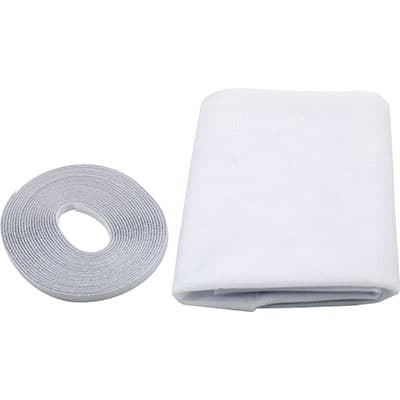 Zanzariera Finestra a Strappo Effe Poliestere Bianco 130 cm 150 cm 5 Pezzi - 2