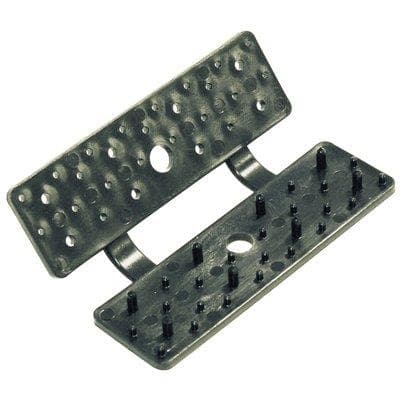 Clip Bottone Legarete Ombra Rettangolare Italia 50 Pezzi - 2