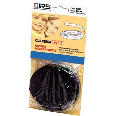 Nastro Aggrappa Zanzariera Clarissa Tape Self Irs Nero 5 ml 2 Pezzi - 2
