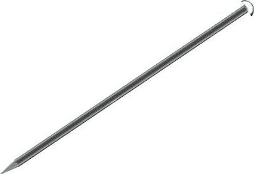 Chiodo Testa Bombata Zincato Cavatorta Scatola Argento 3,5 x 60 mm 2,5 kg - 2