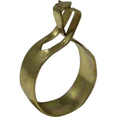Anello Autoplissettante per Scorritenda Acciaio Ottonato Ø 26 mm 10 Pezzi - 2