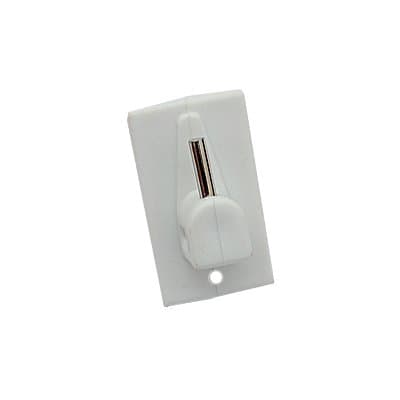 Gancio Bris Base Plastica Pronty Rampino Metallo Oro 18 x 32 mm 4 Pezzi - 2