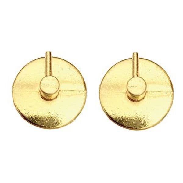 Gancio Bris Tondo Metallo Pronty Oro 25 mm 2 Pezzi - 2