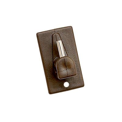 Gancio Bris Base Plastica Pronty Rampino Metallo Marrone 18 x 32 mm 4 Pezzi - 2