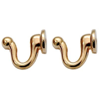Gancio per Tenda Bold Zama Ottone Lucido 30 mm 2 Pezzi - 2