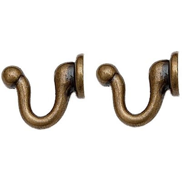 Gancio per Tenda Bold Zama Bronzo 30 mm 2 Pezzi - 2