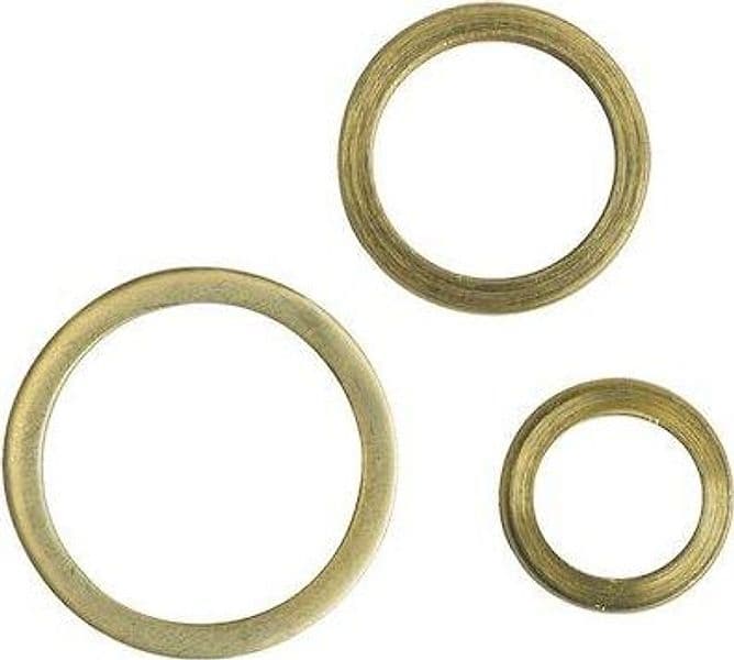 Rondella Alzaporta Ottone Tornito 12 mm 100 Pezzi - 2