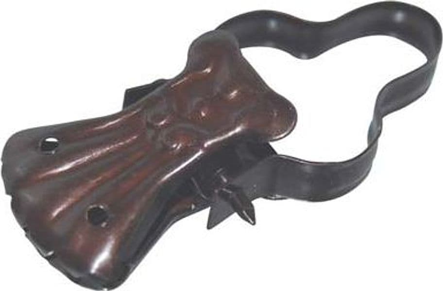 Pinza Barocco per Anello Tenda Acciaio Bronzato con Arco 100 Pezzi – Autres
