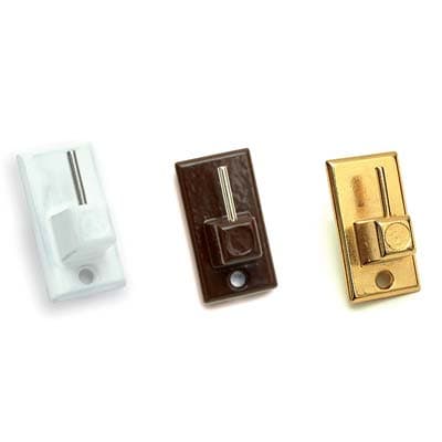 Gancio Bris Metallo Pronty Bianco 18 x 32 mm 2 Pezzi - 2