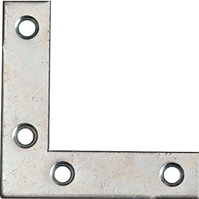 Angolare Rinforzo Zincato S 70 x 70 x 12 mm 1,8 mm 100 Pezzi - 2
