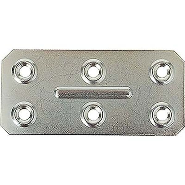 Giunzione 6 Fori Dritta Zincata S 4 x 8,6 cm 1 mm 100 Pezzi – Autres